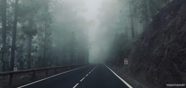 дорога в тумане